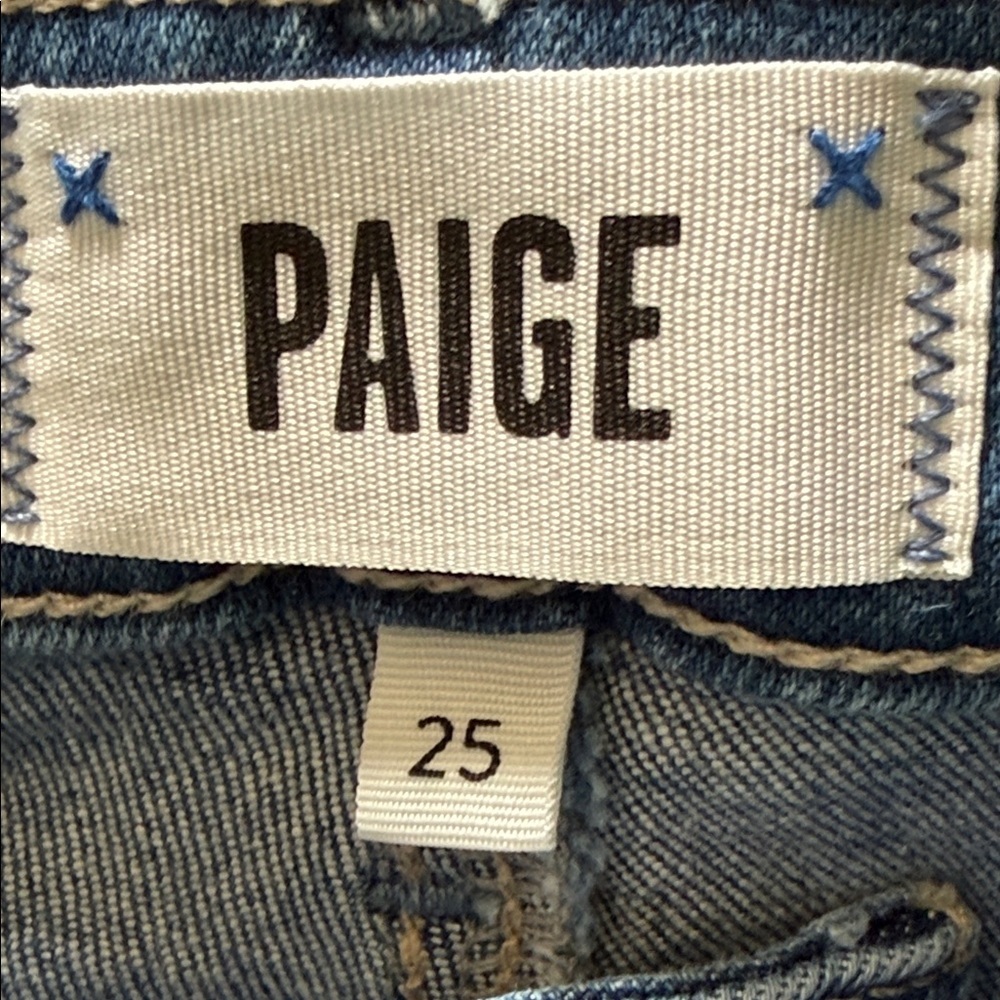 PAIGE Cindy High Rise Slim Jeans Size 25 - Picture 9 of 14